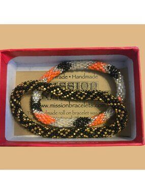 Handmade Beaded Bracelets Mission Bracelets 2-Pieces